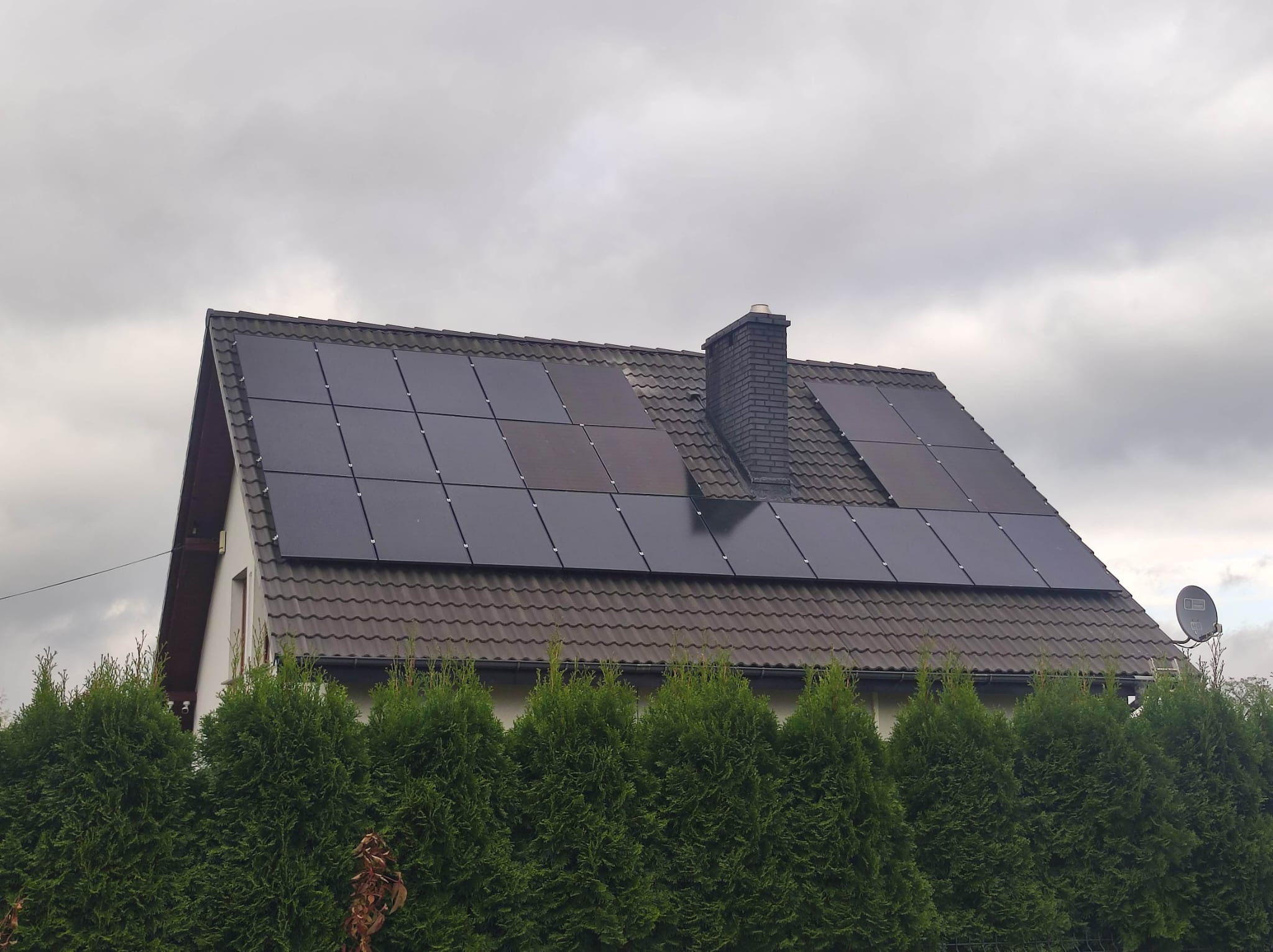 Rozbudowa PV na dachu skośnym domu